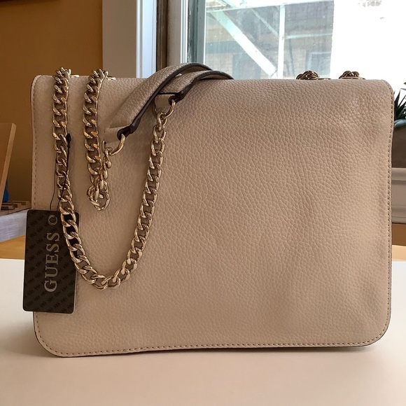 GUESS Bone Korry Crush Shoulder Bag Scandi Girl Style - Picture 3 of 14